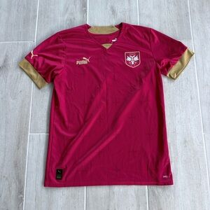 PUMA SERBIA 2022 HOME SOCCER JERSEY